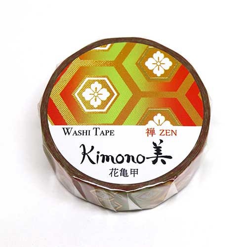 カミイソ　マスキングテープ 花亀甲 GR-3021
