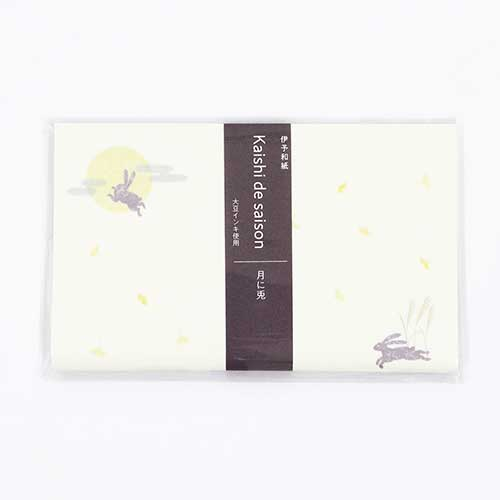 カミイソ　伊予和紙 月に兎 NO.3035