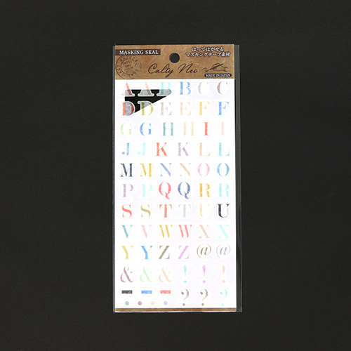 カミイソ　シール Alphabet J-213