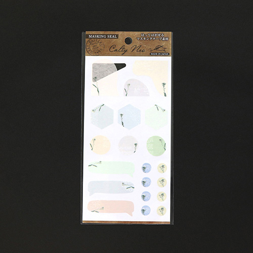 カミイソ　シール Flower collage J-217