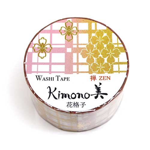 カミイソ　マスキングテープ 花格子 GR-3024