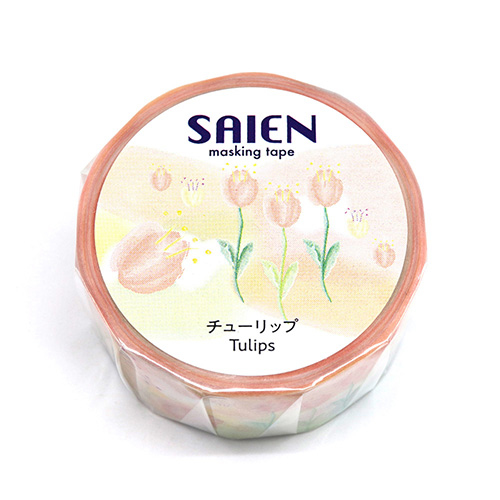 カミイソ　マスキングテープ チューリップ UR-4031