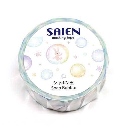 カミイソ　マスキングテープ シャボン玉 UR-4034