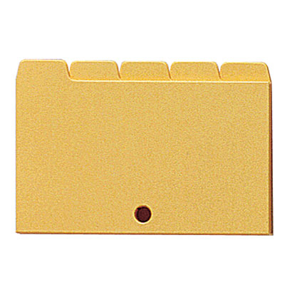 コレクト　見出しカード　クリーム　５×３　５ツ山 C-530-CR