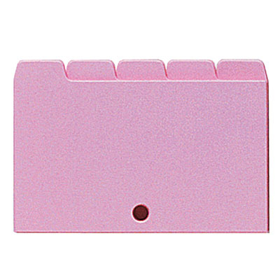 コレクト　見出しカード　ピンク　５×３　５ツ山 C-530-PI