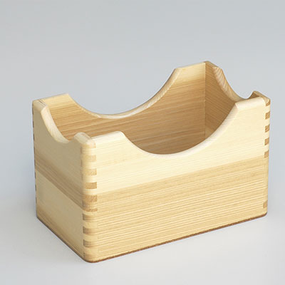 コレクト　カードボックス　６×４　蓋無　木製 CB-6402