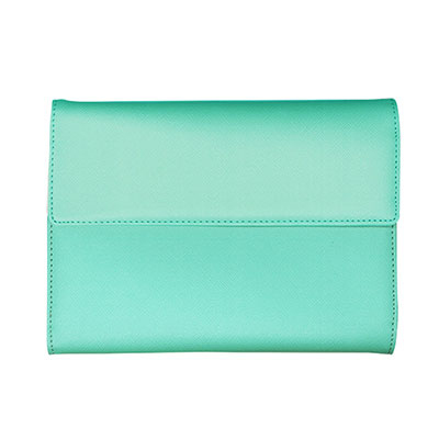 コレクト　通帳ホルダー　アコーディオン式　本革調 CP-36X-LB