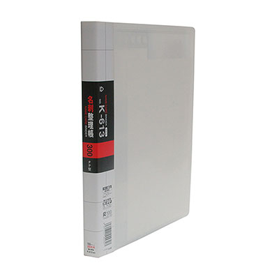 コレクト　名刺整理帳　白　Ａ４－Ｌ　３０穴 K-613-WH