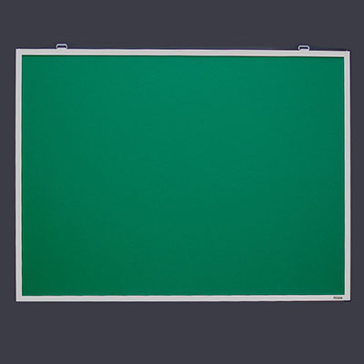 コレクト　掲示板　アルミ枠　グリーンラシャ張り R-134