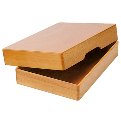 コレクト　決裁箱　Ｂ４　木製　生地塗 T-76