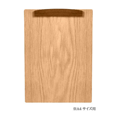 コレクト　木製クリップボードＡ４用　クリア Y-44K-CL