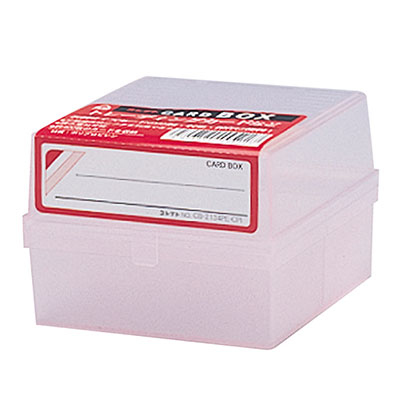 コレクト　カードボックス　名刺サイズ　４００枚用 CB-2134PE-CPI