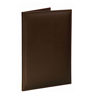 コレクト　調印・証書ホルダー濃茶Ａ４判布レザー F-244-DB