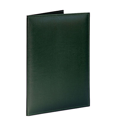 コレクト　調印・証書ホルダー緑Ａ４判布レザー F-244-GR
