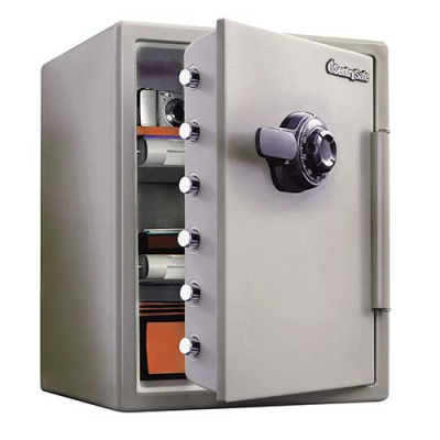 ダイヤル式金庫　頑丈キャスター付き 楽天市場】キャッシュボックス 金庫 小型 ダイヤル式 カール事務器