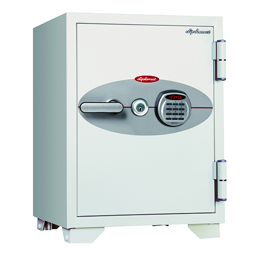 【設置見積必須】ディプロマット デジタルテンキー式耐火金庫（シリンダーキー付）アラーム付き 060EKR3　90分耐火　80kg【メーカー直送】の商品画像1枚目