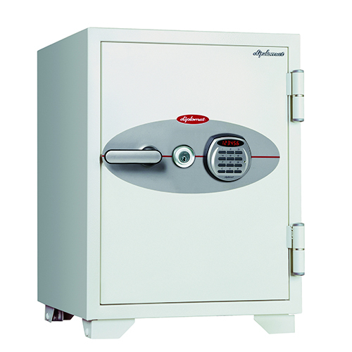 【設置見積必須】ディプロマット デジタルテンキー式耐火金庫（シリンダーキー付）アラーム付き　 070EKR3　90分耐火　90kg【メーカー直送】の商品画像1枚目