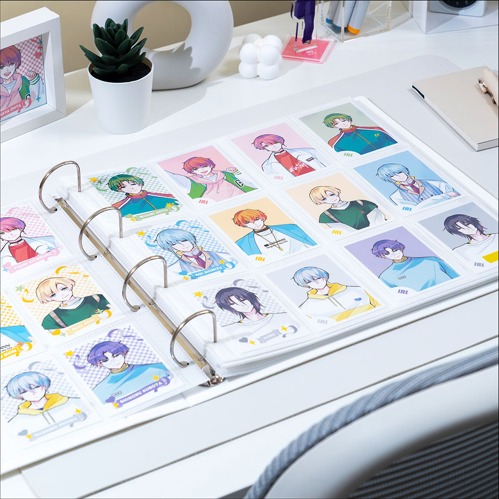 こはる@トレカ美品コレクション整理中　 トレカやチェキを見開き24枚収納「イレール アルバムリフィル 12
