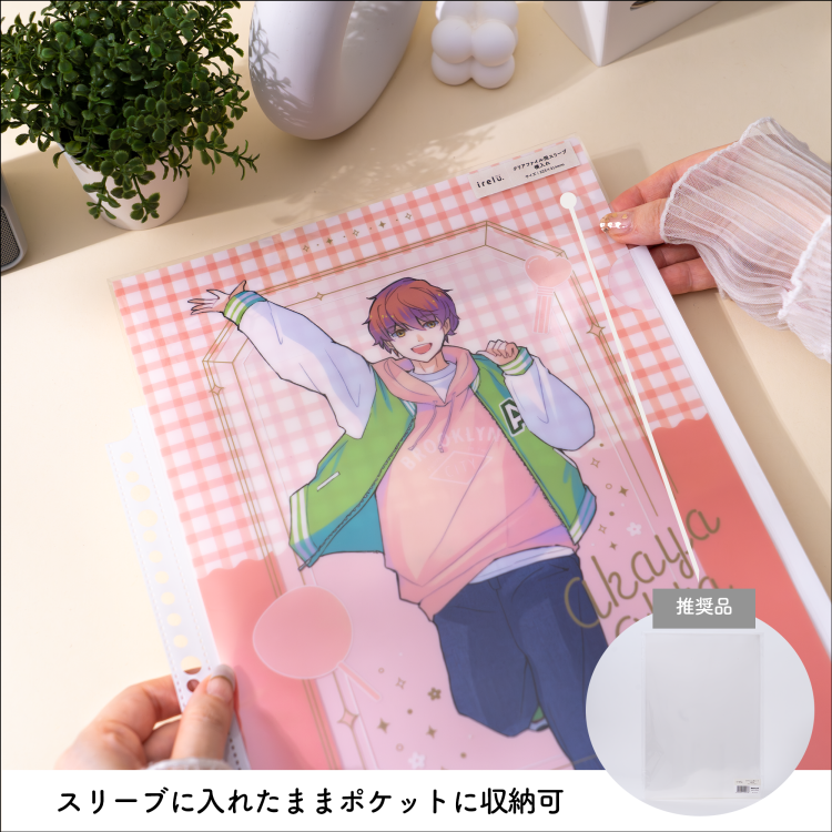 irelu（イレール）バインダーリフィル 1ポケット（両面） クリア