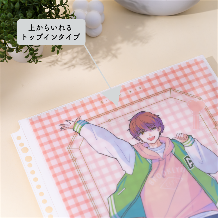 irelu（イレール）バインダーリフィル 1ポケット（両面） クリア