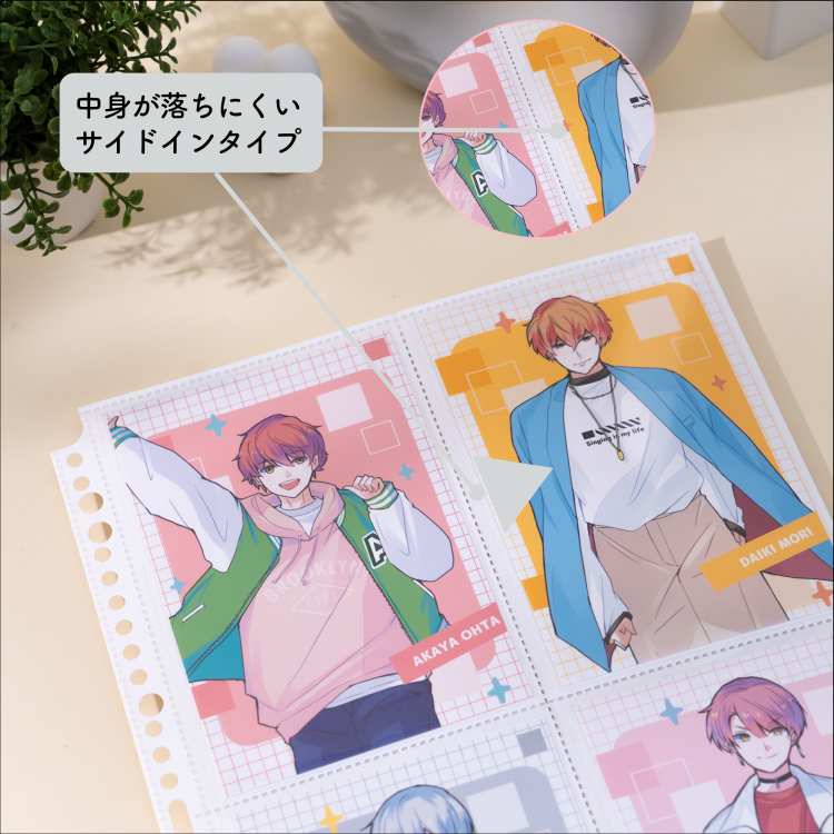irelu（イレール）バインダーリフィル 4ポケット（両面） ポストカード