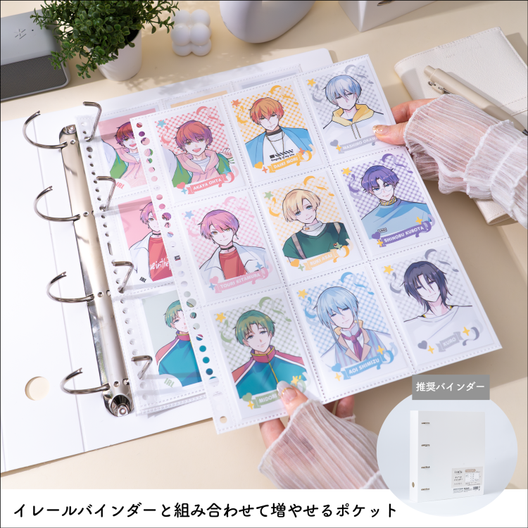 irelu（イレール）バインダーリフィル 9ポケット（両面） トレカ用 10