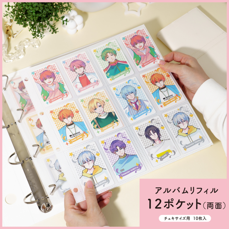 irelu(イレール)アルバムリフィル 12ポケット(両面) チェキサイズ用 10枚入 IRL-RF-AP07の商品画像