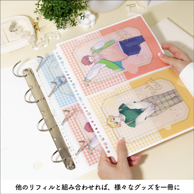 irelu（イレール）バインダーリフィル 2ポケット(両面) A5クリア