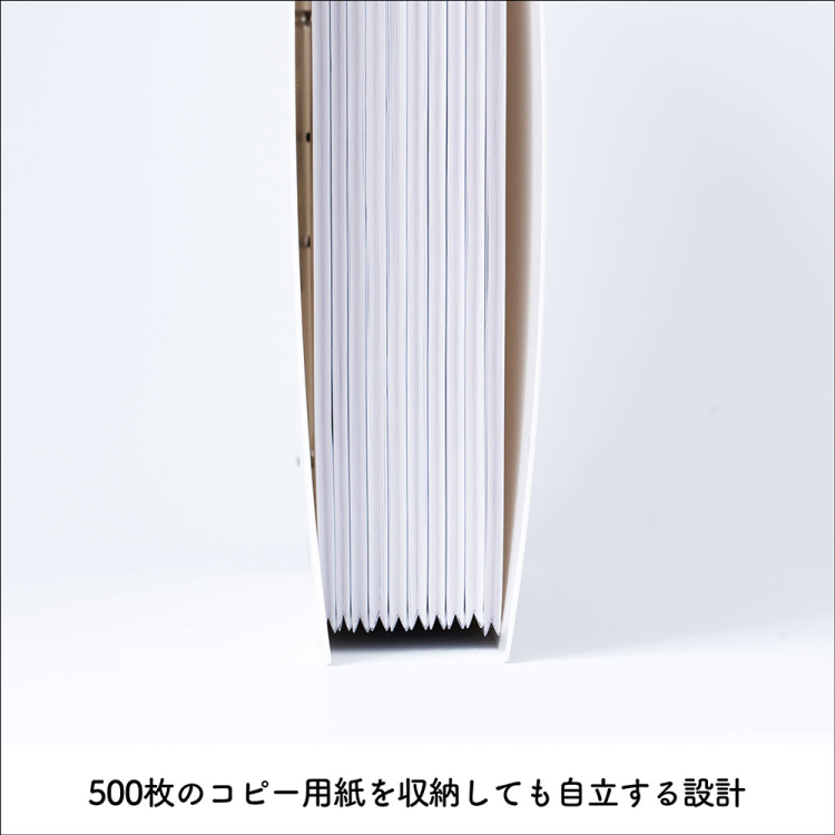 irelu(イレール)バインダー ホワイト IRL-BD-Wの商品画像5枚目