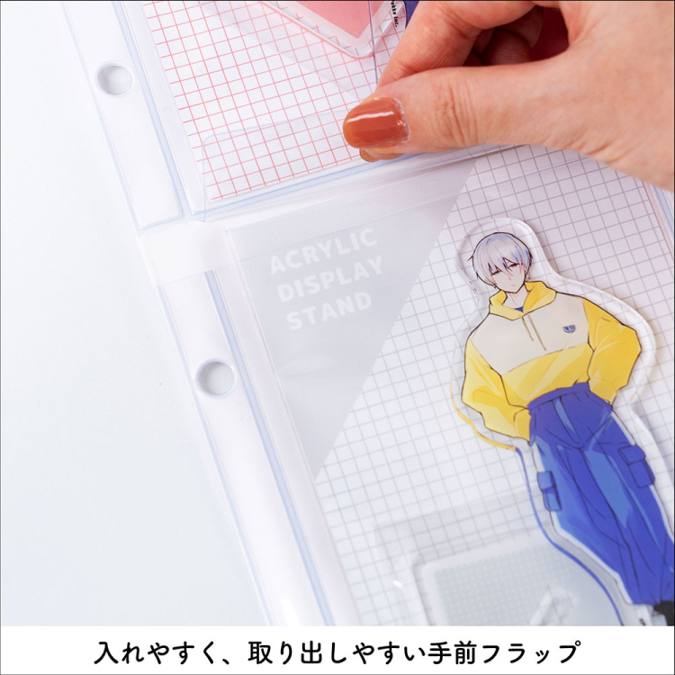 irelu（イレール）PVCリフィル 4ポケット A4・4穴 2枚入 IRL-RF