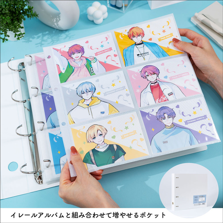 irelu(イレール)アルバムリフィル 6ポケット(両面) L判・ヨコ 10枚入 IRL-RF-AP01の商品画像2枚目