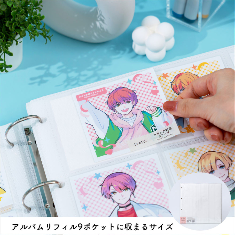 irelu(イレール)スリーブ スクエア判用 100枚入 IRL-SLV-02【ポスト投函1】の商品画像4枚目