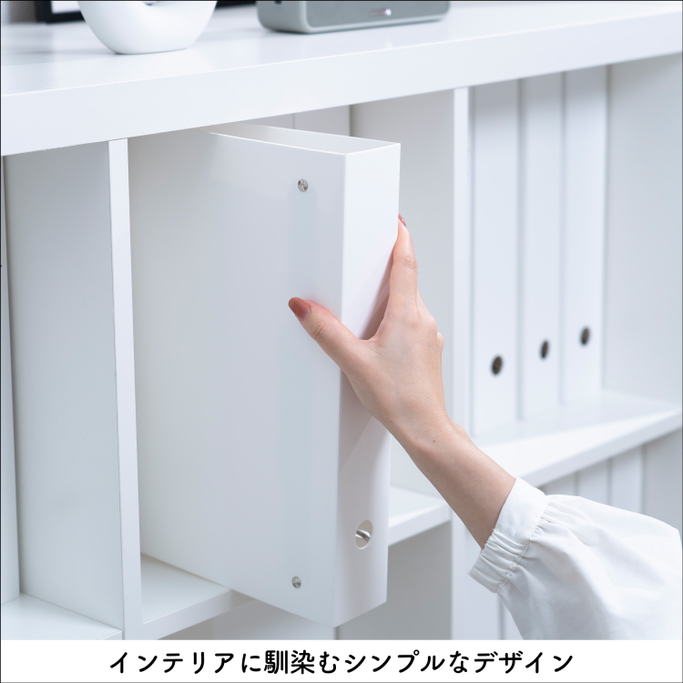 irelu(イレール)バインダー ホワイト IRL-BD-Wの商品画像6枚目