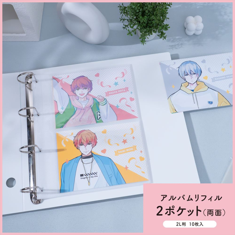 irelu(イレール)アルバムリフィル 2ポケット(両面) 2L判 10枚入 IRL-RF-AP05【ポスト投函1】の商品画像1枚目