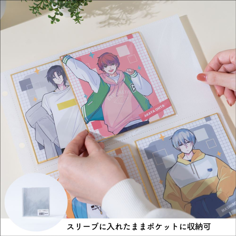 irelu(イレール)アルバムリフィル 4ポケット(両面) ミニ色紙 10枚入 IRL-RF-AP06の商品画像3枚目