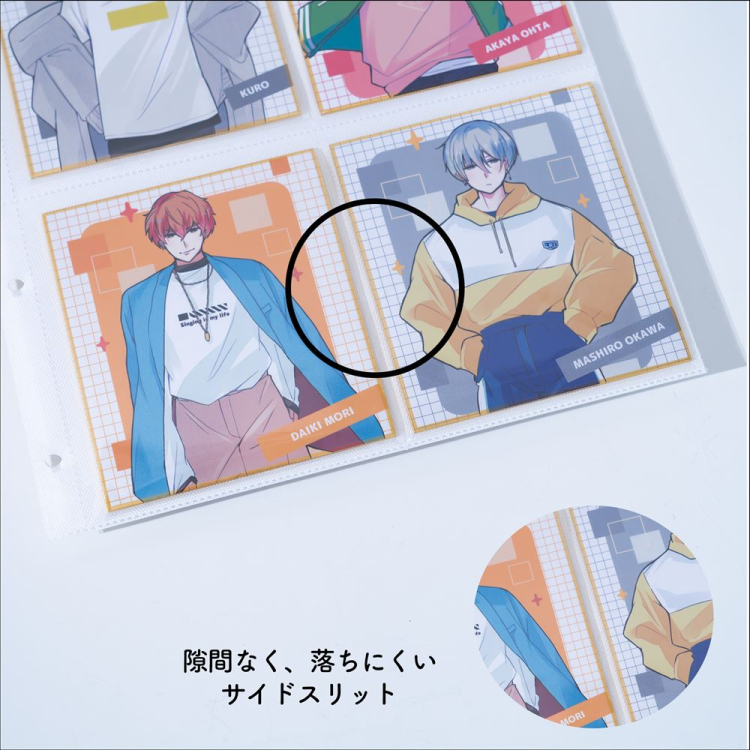 irelu(イレール)アルバムリフィル 4ポケット(両面) ミニ色紙 10枚入 IRL-RF-AP06の商品画像5枚目