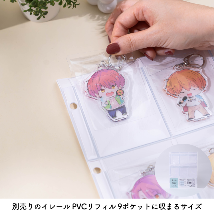 irelu(イレール)スリーブ アクキー・ラバスト用 60枚入 IRL-SLV-12【ポスト投函1】の商品画像4枚目