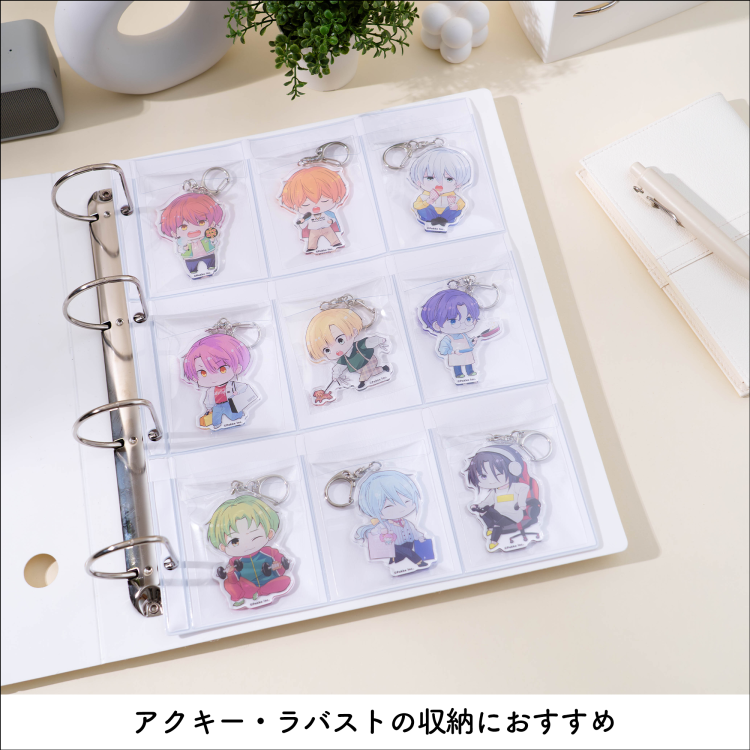 irelu(イレール)PVCリフィル 9ポケット A4・4穴 2枚入 IRL-RF-A05の商品画像2枚目