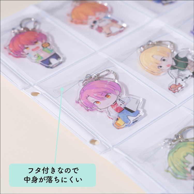 irelu(イレール)PVCリフィル 9ポケット A4・4穴 2枚入 IRL-RF-A05の商品画像5枚目