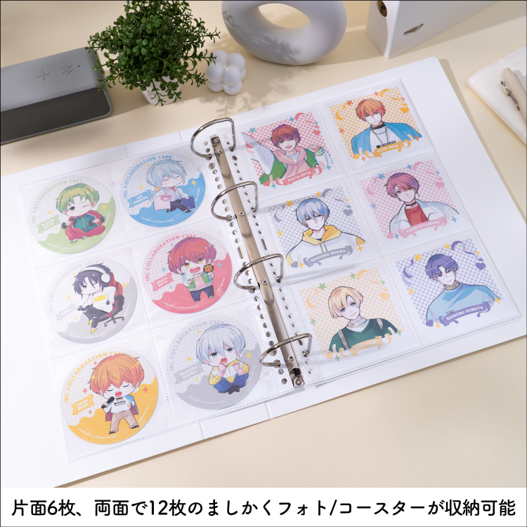 irelu(イレール)バインダーリフィル 6ポケット(両面) ましかくフォト/コースター用 10枚入 IRL-RF-B03【ポスト投函1】の商品画像4枚目