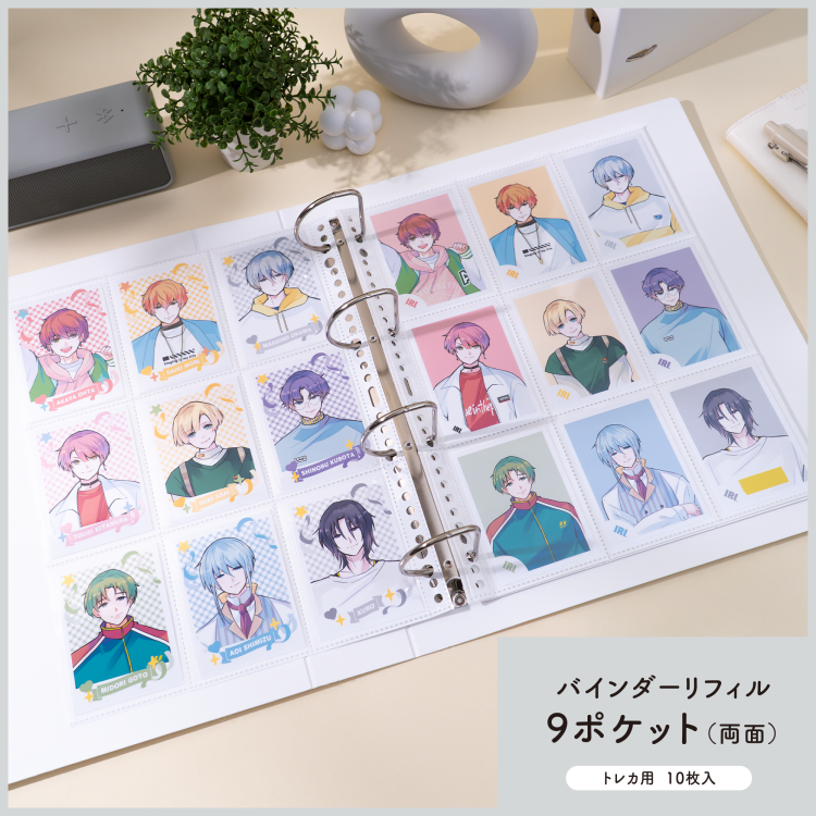 irelu(イレール)バインダーリフィル 9ポケット(両面) トレカ用 10枚入 IRL-RF-B04【ポスト投函1】の商品画像1枚目