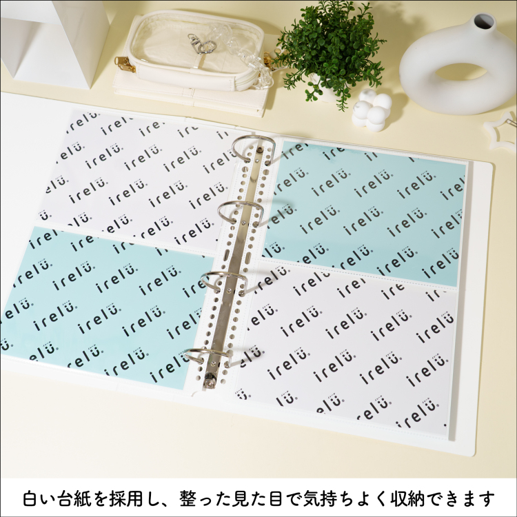 irelu（イレール）バインダーリフィル　2ポケット(両面)　A5サイズ用 　10枚入　IRL-RF-B07【ポスト投函1】の商品画像7枚目