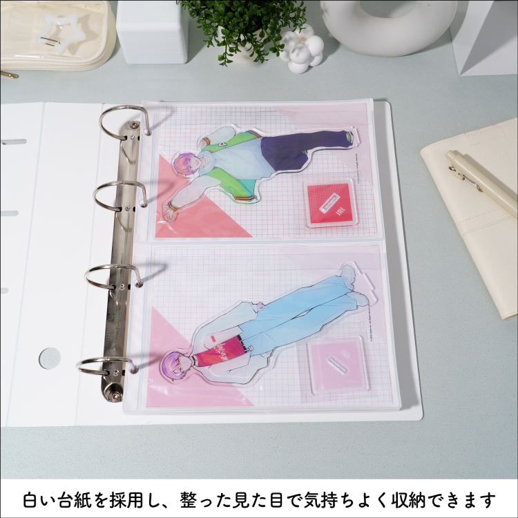 irelu（イレール）PVCリフィル　2ポケット　A4・4穴　2枚入　IRL-RF-A01【ポスト投函1】の商品画像7枚目