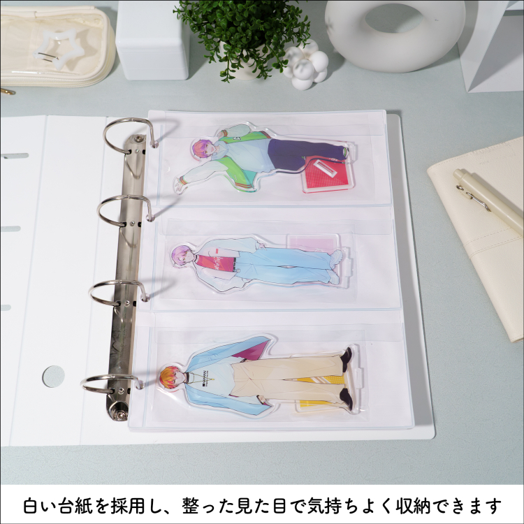 irelu（イレール）PVCリフィル 3ポケット A4・4穴 2枚入 IRL-RF-A02