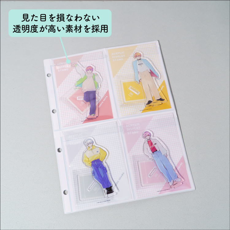 irelu（イレール）PVCリフィル　4ポケット　A4・4穴　2枚入　IRL-RF-A03【ポスト投函1】の商品画像5枚目