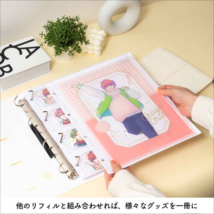 irelu（イレール） PVCリフィル　1ポケット　A4・4穴　2枚入　IRL-RF-A06の商品画像4枚目