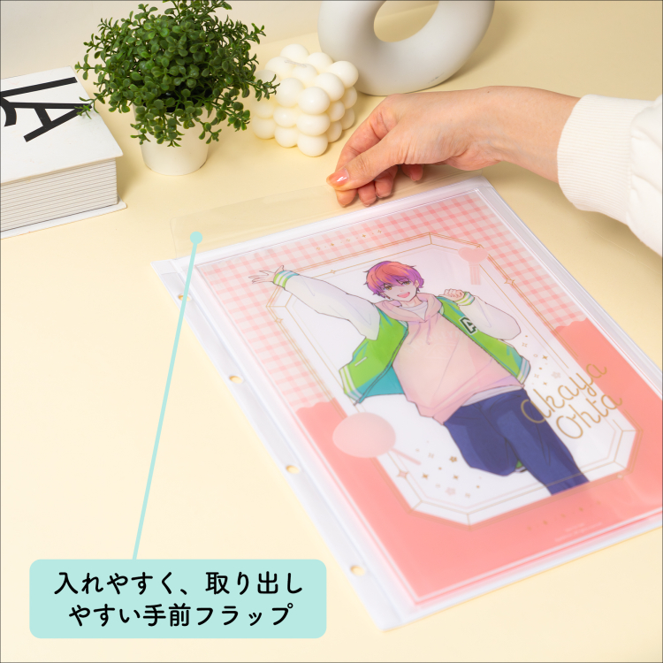 irelu（イレール） PVCリフィル　1ポケット　A4・4穴　2枚入　IRL-RF-A06の商品画像5枚目