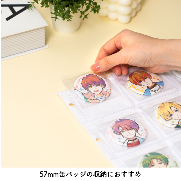 irelu（イレール） PVCリフィル　12ポケット　A4・4穴　2枚入　IRL-RF-A07の商品画像2枚目