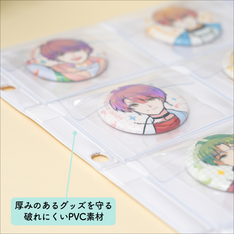 irelu（イレール） PVCリフィル　15ポケット　A4・4穴　2枚入　IRL-RF-A08の商品画像6枚目