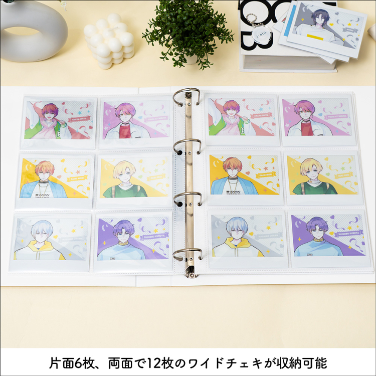 irelu（イレール）アルバムリフィル 6ポケット（両面） ワイドチェキ用